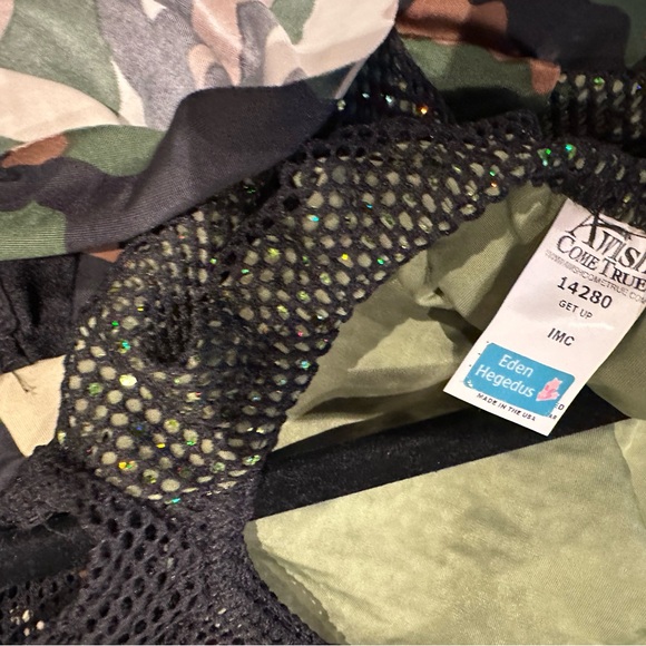 A Wish Come True Size Immediate Child Black & Camouflage Skirt Dance Dre… - Picture 5 of 5